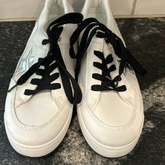 Vintage Havana Perla Chrome Star Low Top Sneakers - White Multi, Size  7 - Picture 4 of 14